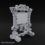 Pinned Down and Pending Wooden Display Stand