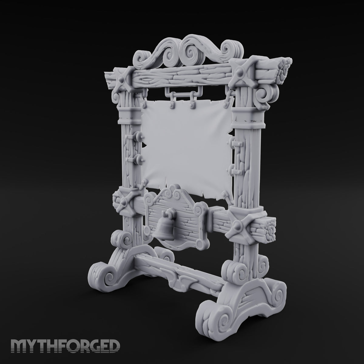 Pinned Down and Pending Wooden Display Stand