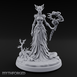 Grasping Nature'S Sceptre Dryad Sorceress Miniature for Dungeons and Dragons, Pathfinder or other TTRPGs