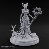 Grasping Nature'S Sceptre Dryad Sorceress Miniature for Dungeons and Dragons, Pathfinder or other TTRPGs