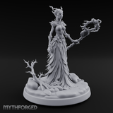 Grasping Nature'S Sceptre Dryad Sorceress Miniature for Dungeons and Dragons, Pathfinder or other TTRPGs