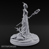 Grasping Nature'S Sceptre Dryad Sorceress Miniature for Dungeons and Dragons, Pathfinder or other TTRPGs