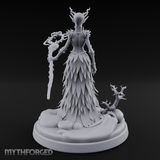 Grasping Nature'S Sceptre Dryad Sorceress Miniature for Dungeons and Dragons, Pathfinder or other TTRPGs