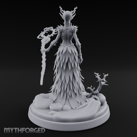 Grasping Nature'S Sceptre Dryad Sorceress Miniature for Dungeons and Dragons, Pathfinder or other TTRPGs