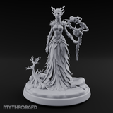 Grasping Nature'S Sceptre Dryad Sorceress Miniature for Dungeons and Dragons, Pathfinder or other TTRPGs