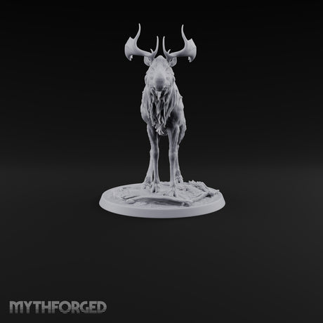 Antlers Up, Snow Underhoof Elk Beasts — A