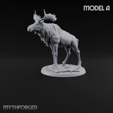 Antlers Up, Snow Underhoof Elk Beasts — A