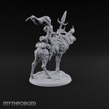 Riding Out Under Northern Lights Elf Elk Rider A