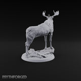 Antlers Up, Snow Underhoof Elk Beasts — B