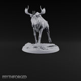 Antlers Up, Snow Underhoof Elk Beast D
