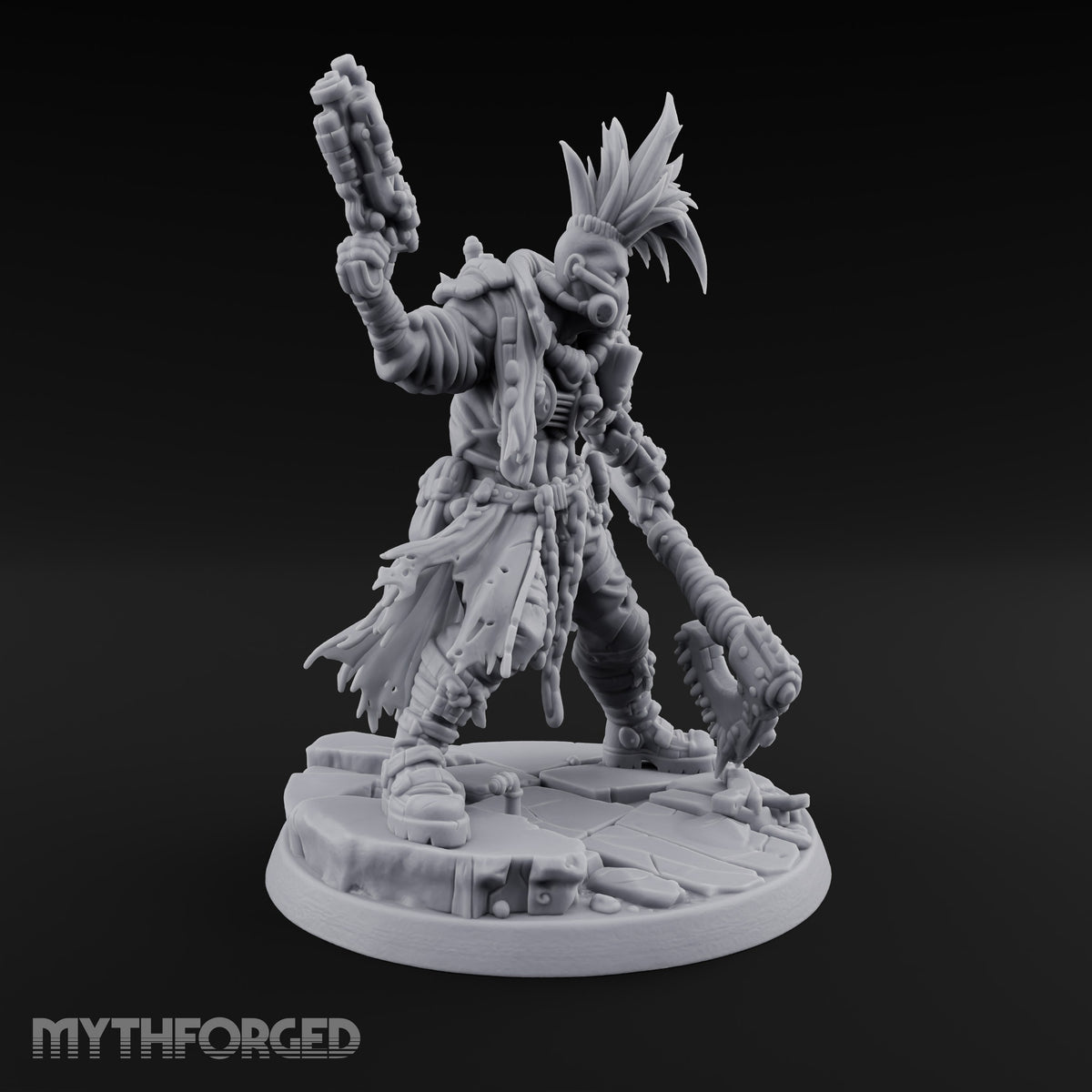 Wasteland Welcome Wagon Human Gas-Masked Raider