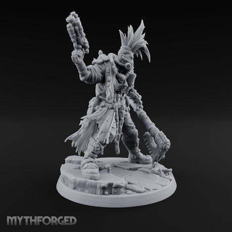Wasteland Welcome Wagon Human Gas-Masked Raider