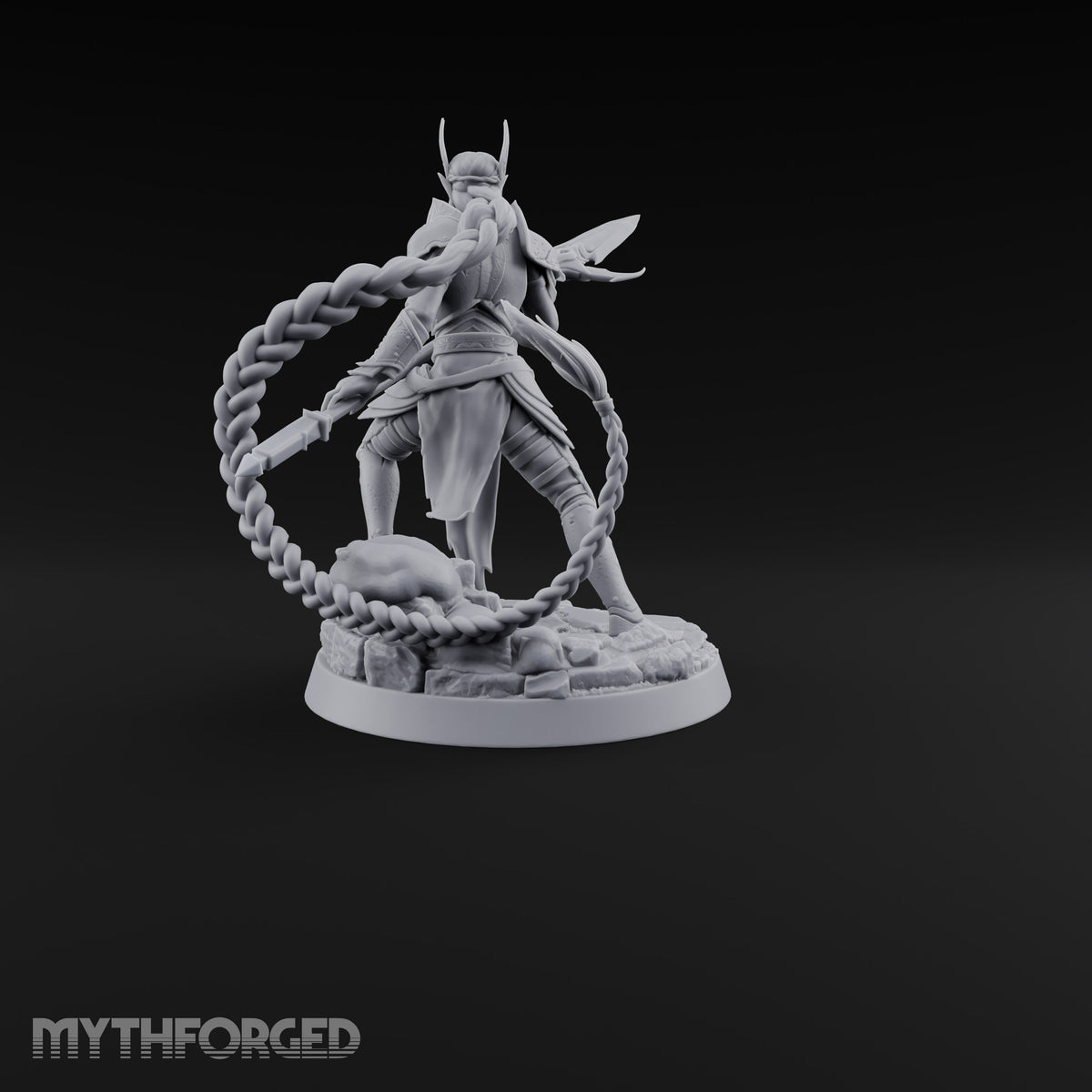 Lunge Now, Braid Later Elf Sentinel Spear Warrior A