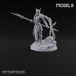 Lunge Now, Braid Later Elf Sentinel Spear Warrior B
