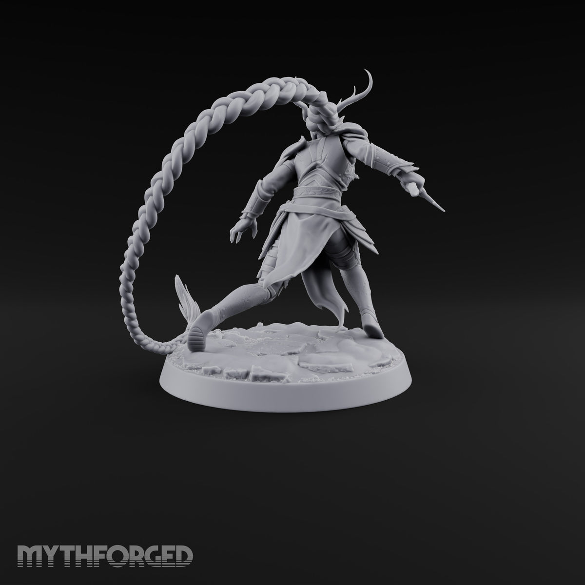 Braid Cracks Like a Whip Elf Sentinel Swordswoman A