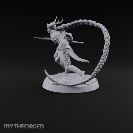 Braid Cracks Like a Whip Elf Sentinel Swordswoman A
