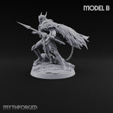Braid Cracks Like a Whip Elf Sentinel Swordswomen — B