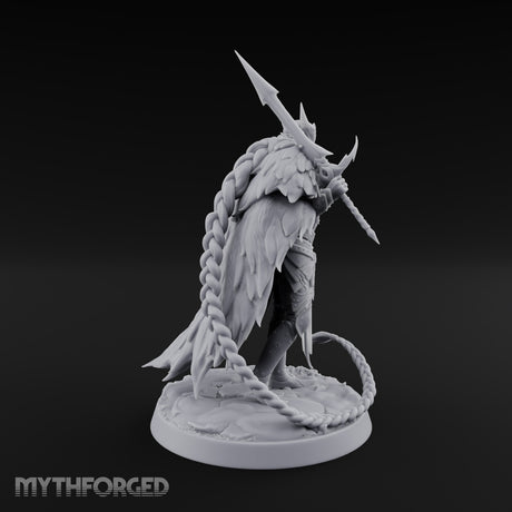 Braid Cracks Like a Whip Elf Sentinel Swordswomen — C
