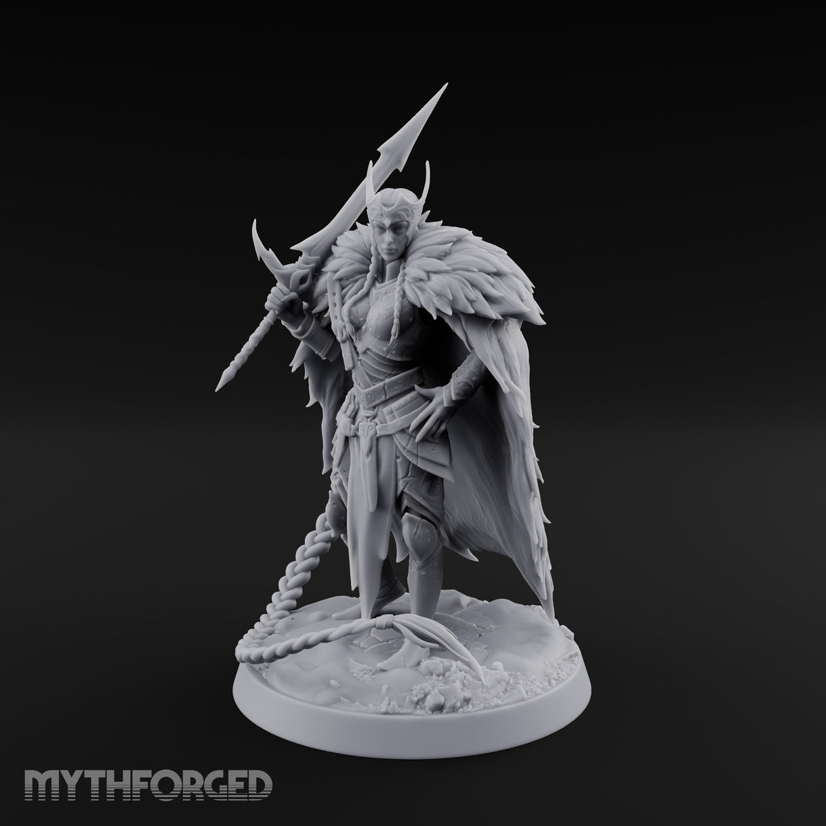 Braid Cracks Like a Whip Elf Sentinel Swordswoman C