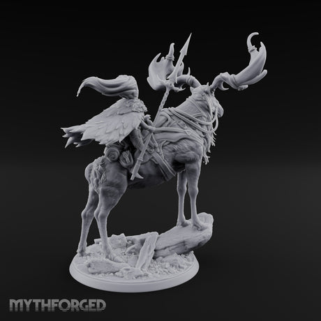 Moose Be Royalty Elf Elk Rider