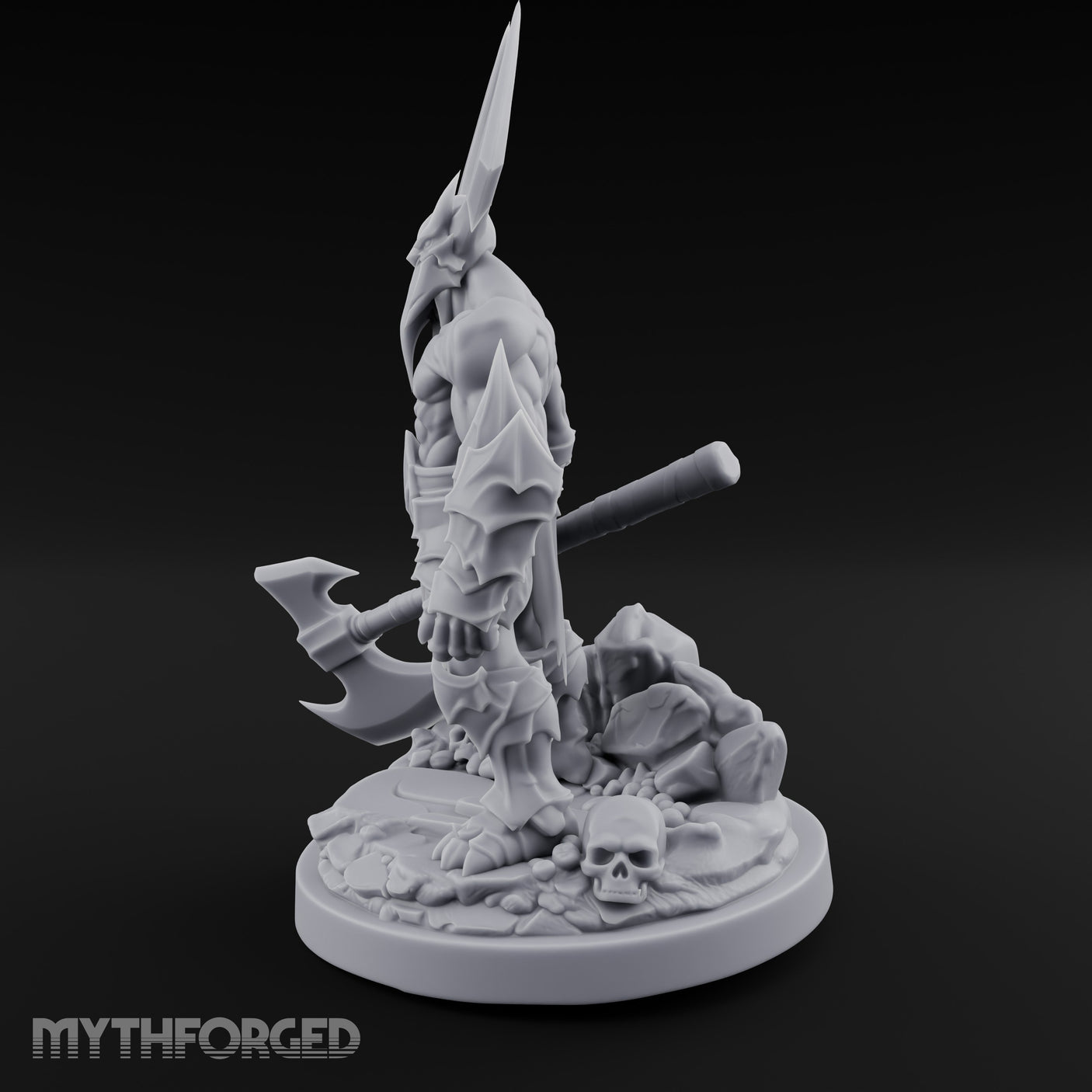 Axe Dragging Demon Warrior gallery 13
