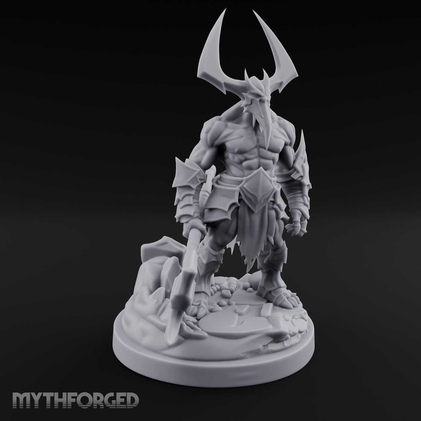 Axe Dragging Demon Warrior gallery 3