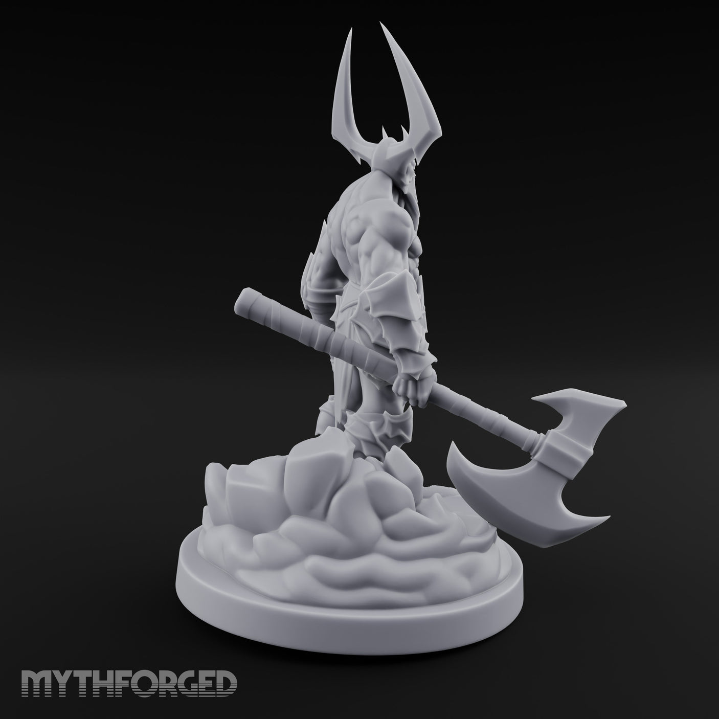 Axe Dragging Demon Warrior gallery 8