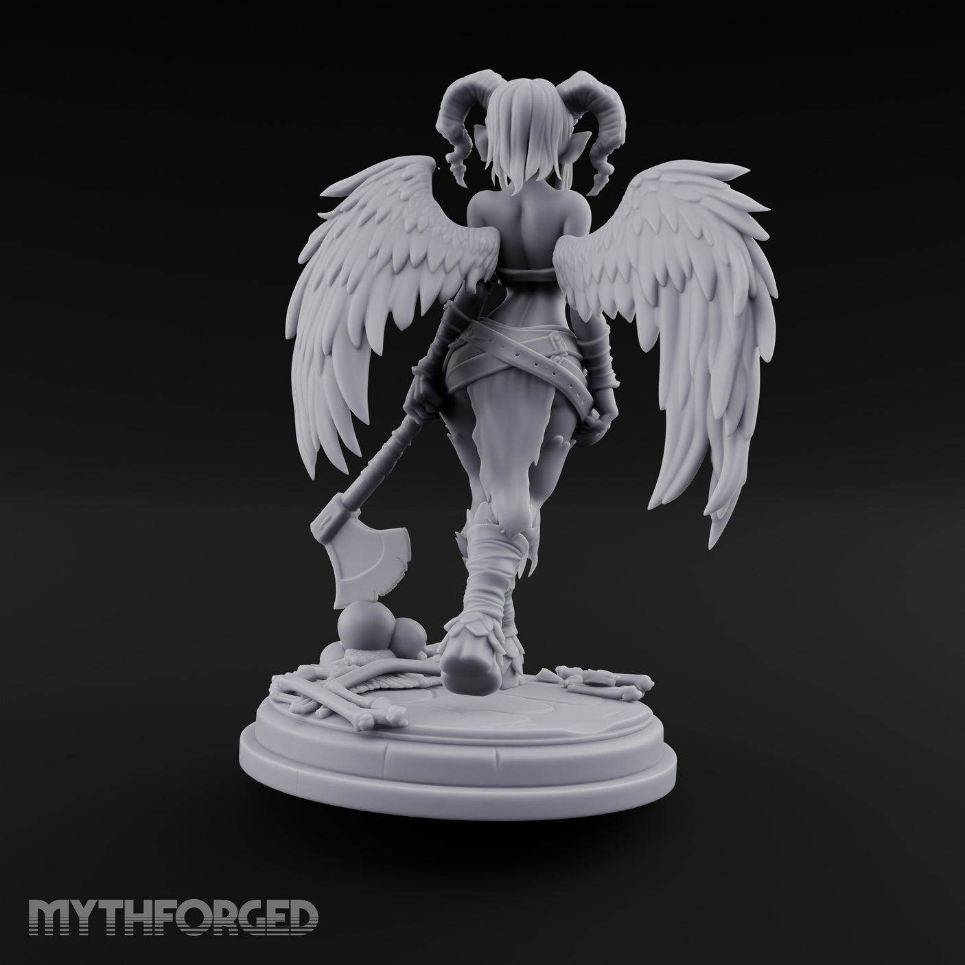 Axe Dragging Sack Clutching Demon Warrior gallery 10