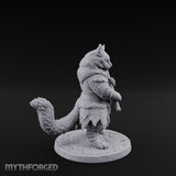 Axe Gripping Tabaxi Barbarian Miniature for Dungeons and Dragons, Pathfinder or other TTRPGs