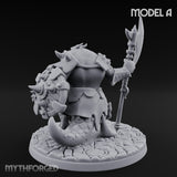 Axe Hauling Kobold Brute A Miniature for Dungeons and Dragons, Pathfinder or other TTRPGs