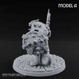 Axe Hauling Kobold Brute A Miniature for Dungeons and Dragons, Pathfinder or other TTRPGs