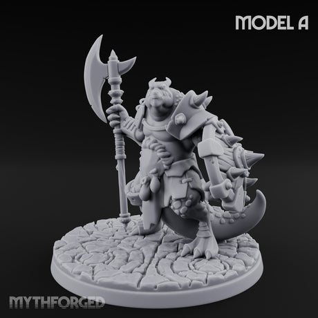 Axe Hauling Kobold Brute A Miniature for Dungeons and Dragons, Pathfinder or other TTRPGs