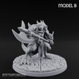 Axe Hauling Kobold Brute B Miniature for Dungeons and Dragons, Pathfinder or other TTRPGs