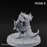 Axe Hauling Kobold Brute B Miniature for Dungeons and Dragons, Pathfinder or other TTRPGs