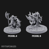 Axe Hauling Kobold Brutes Miniature for Dungeons and Dragons, Pathfinder or other TTRPGs