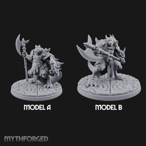 Axe Hauling Kobold Brutes Miniature for Dungeons and Dragons, Pathfinder or other TTRPGs