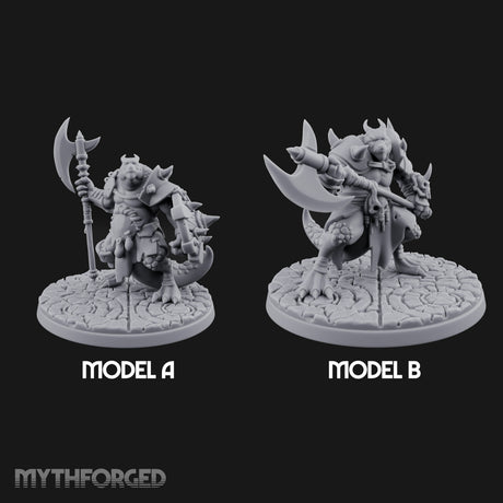 Axe Hauling Kobold Brutes Miniature for Dungeons and Dragons, Pathfinder or other TTRPGs