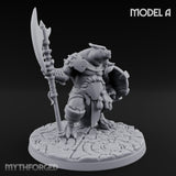 Axe Hauling Kobold Brutes Miniature for Dungeons and Dragons, Pathfinder or other TTRPGs