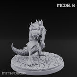 Axe Hauling Kobold Brutes Miniature for Dungeons and Dragons, Pathfinder or other TTRPGs