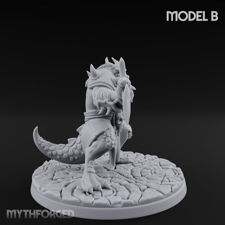 Axe Hauling Kobold Brutes Miniature for Dungeons and Dragons, Pathfinder or other TTRPGs