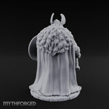 Axe Lowered Shield Bearing Dwarf Warlord Miniature for Dungeons and Dragons, Pathfinder or other TTRPGs