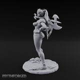 Axe Resting Confidently Human Warrior Miniature for Dungeons and Dragons, Pathfinder or other TTRPGs