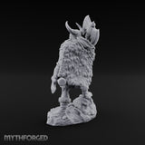 Axe Shouldered Knee Raised Human Viking Miniature for Dungeons and Dragons, Pathfinder or other TTRPGs