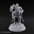 Axe Shouldering Dwarf Warrior
