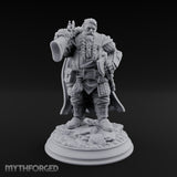 Axe Shouldering Dwarf Warrior