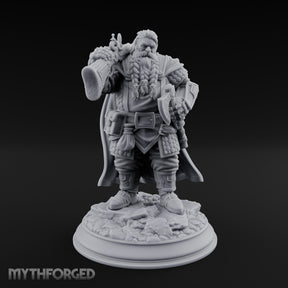 Axe Shouldering Dwarf Warrior
