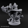 Axe Swinging Familiar Perching Gnome Warlock Miniature for Dungeons and Dragons, Pathfinder or other TTRPGs
