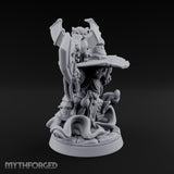 Axe Swinging Familiar Perching Gnome Warlock Miniature for Dungeons and Dragons, Pathfinder or other TTRPGs