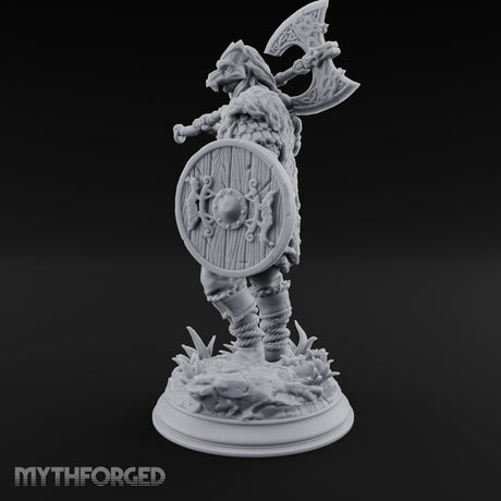 Axe Swinging Shield Bearing Cat Masked Warrior gallery 14