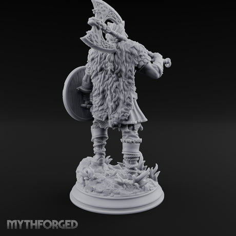 Axe Swinging Shield Bearing Cat Masked Warrior gallery 9